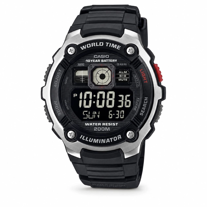 RELOJ CASIO HOMBRE AUTOMATICO AE2000W1BVDF BLACK - 1