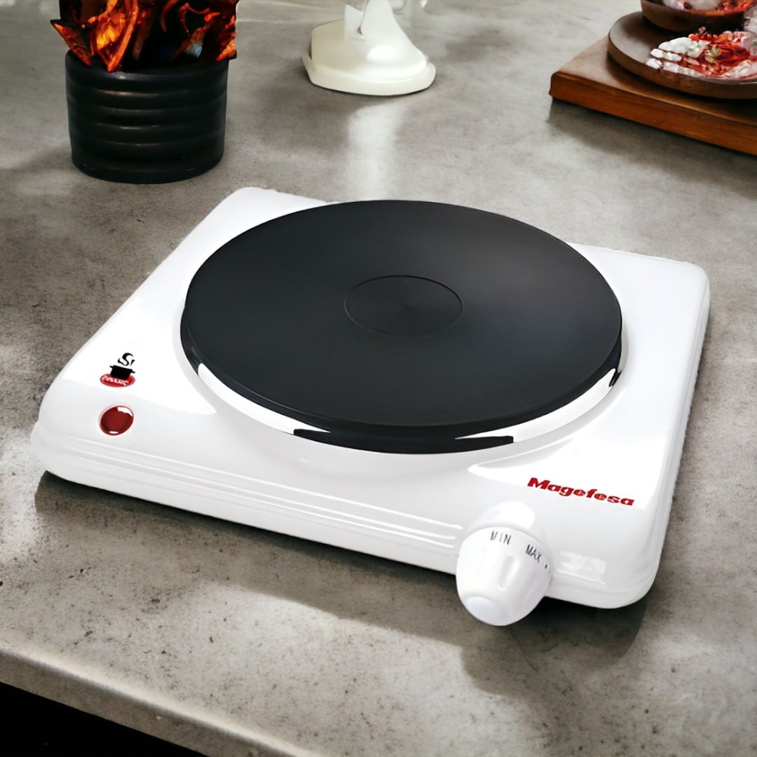 COCINA ELECTRICA MAGEFESA DINAMIC INOX SINGLE MGF8012 1500W - 2