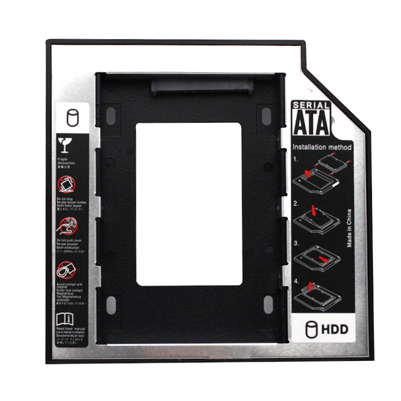 DISCO SSD TECMASTER CADDY O HDD 2.5' SATA 9.5MM HIGH SPEED TM-600501 - 2