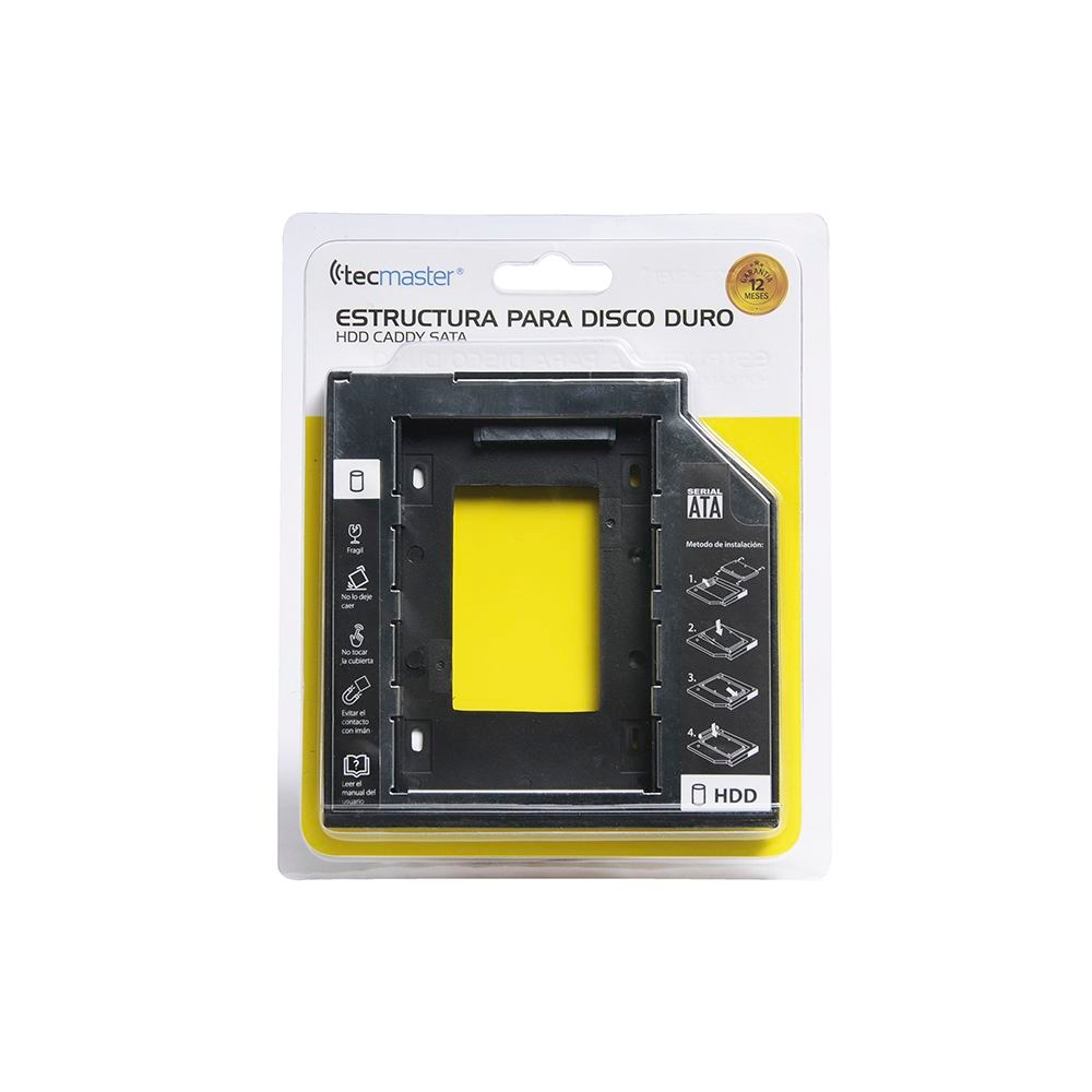 DISCO SSD TECMASTER CADDY O HDD 2.5' SATA 9.5MM HIGH SPEED TM-600501 - 7