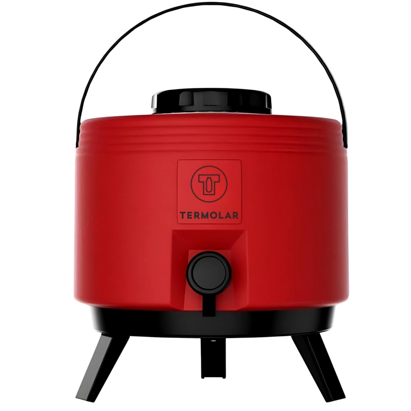 MAXI TERMO 6 LITROS TERMOLAR ROJO PARA AGUA CALIENTE Y FRIA - 3