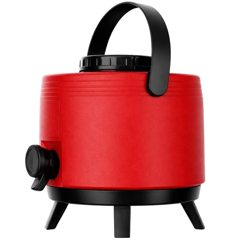 MAXI TERMO 6 LITROS TERMOLAR ROJO PARA AGUA CALIENTE Y FRIA - 4