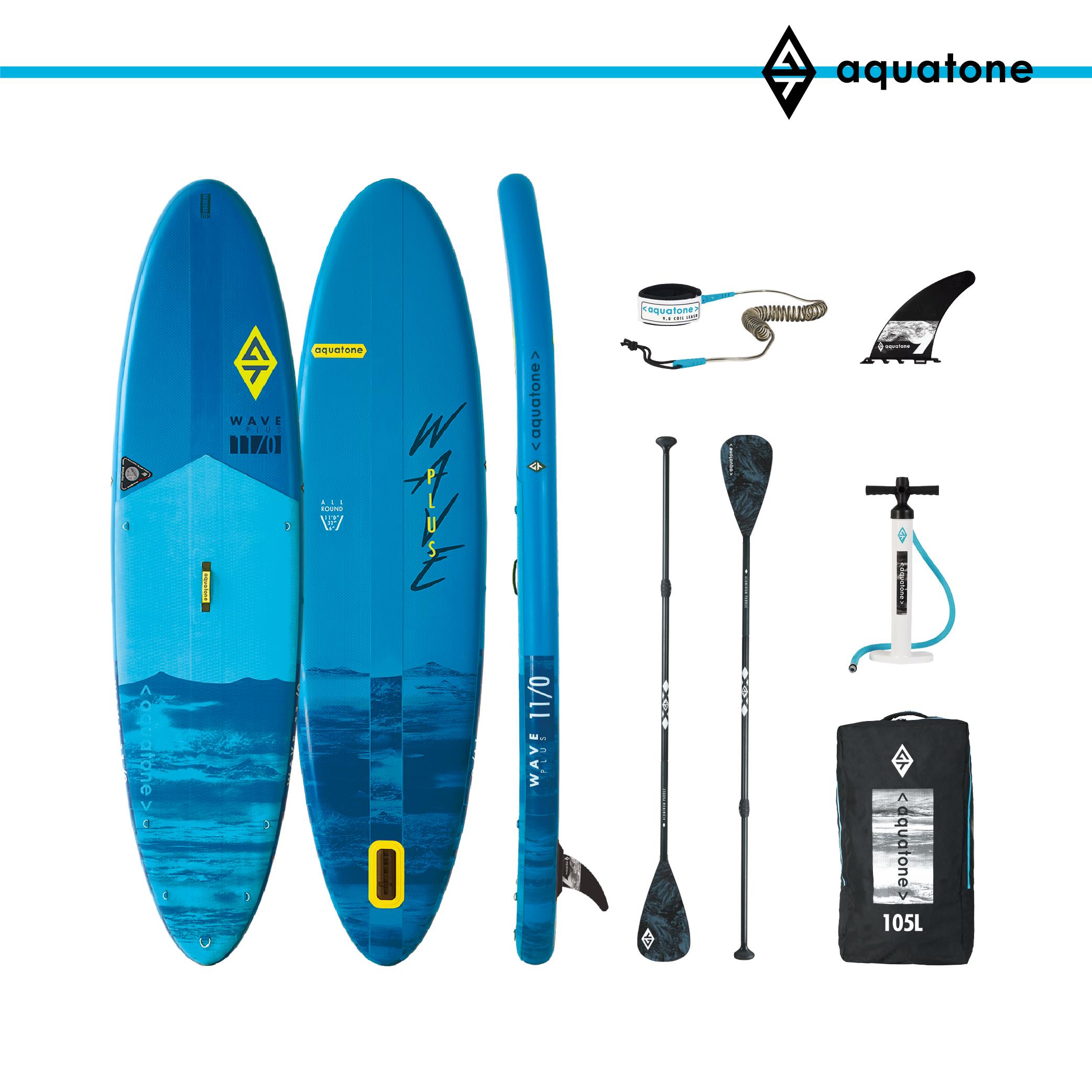 TABLA STAND UP PADDLE AQUATONE PVC WAVE PLUS 11,0'SUP KIT COMPLETO - 7