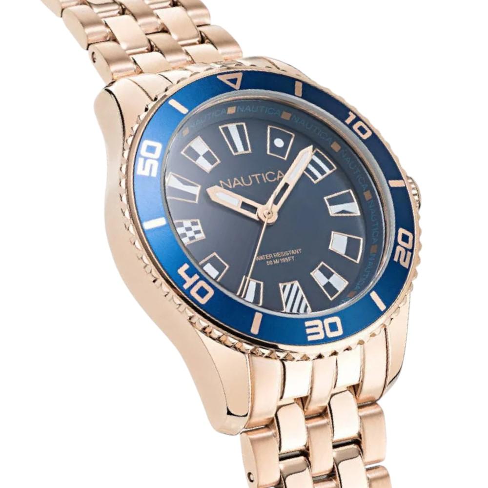 RELOJ NAUTICA MUJER DELUXE EDITION ORO ROSA NAPPBS027 - 3