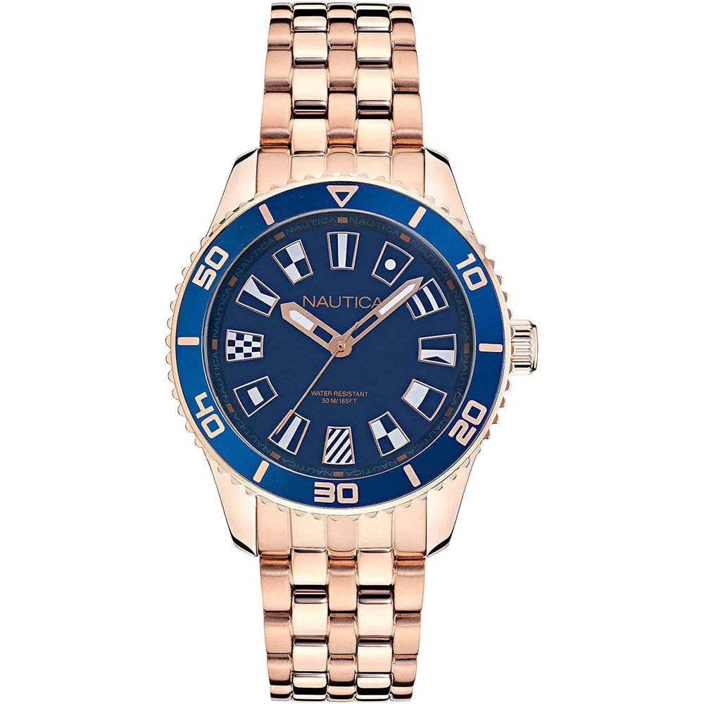 RELOJ NAUTICA MUJER DELUXE EDITION ORO ROSA NAPPBS027 - 4