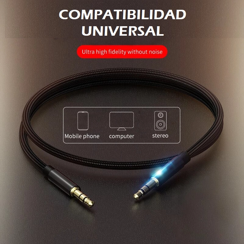 CABLE USB TECMASTER AUDIO PREMIUM 1X1 ACORDONADO CON TEXTIL 1.8M HIFI - 6