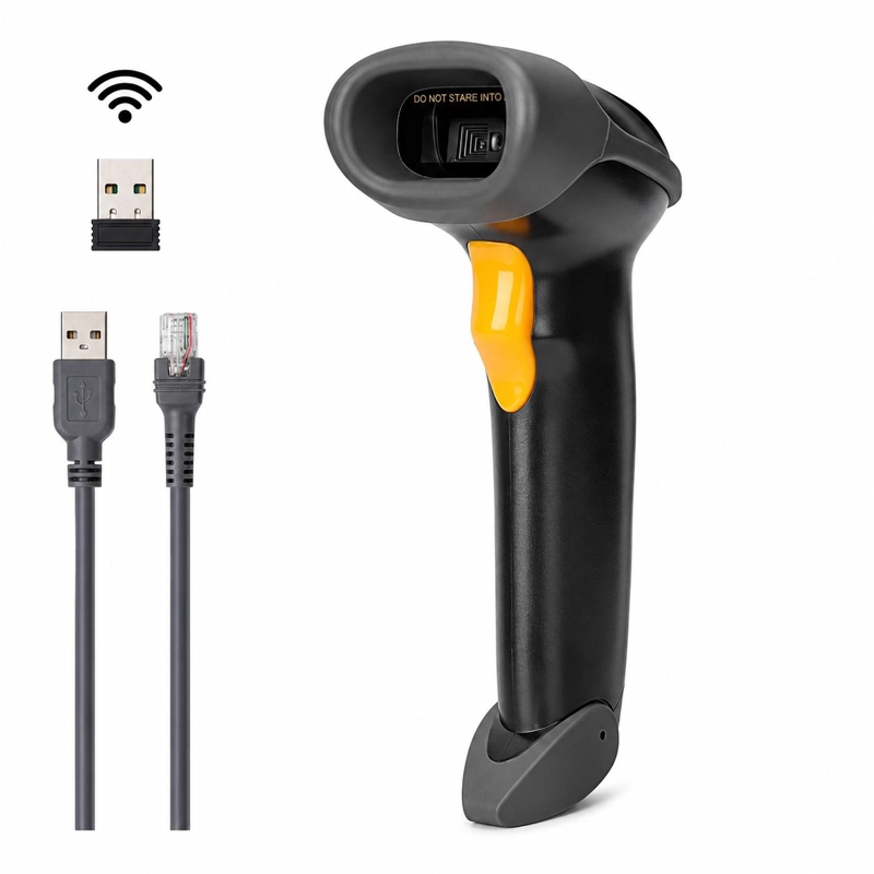 LECTOR DE CÓDIGOS DE BARRA UTEK UT-BSCW30 2G INALÁMBRICO CCD 2.4G RECARGABLE - 3