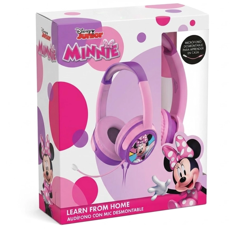 AUDÍFONOS DISNEY LFH13010-NOC MINNIE KIDS INFANTIL MICRÓFONO DESMONTABLE - 8