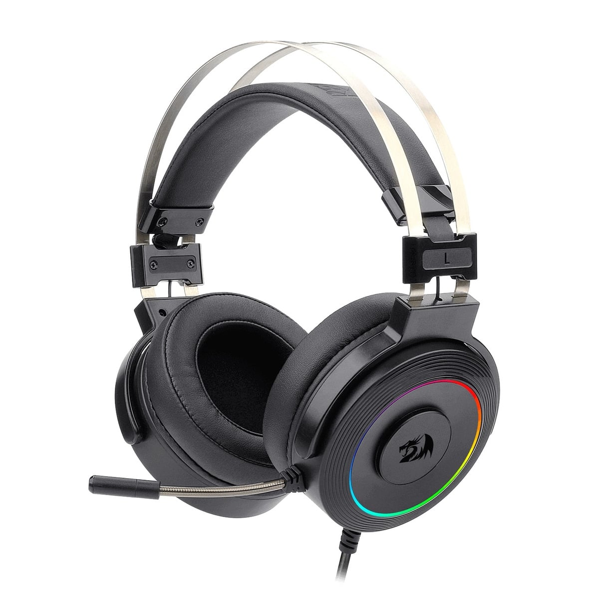 AUDÍFONOS REDRAGON H320BLACK USB LAMIA AUDIO 7.1 INCLUYE SOPORTE - 3
