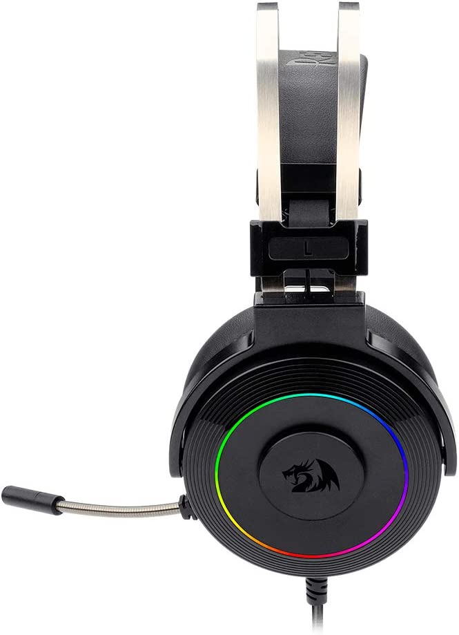 AUDÍFONOS REDRAGON H320BLACK USB LAMIA AUDIO 7.1 INCLUYE SOPORTE - 4