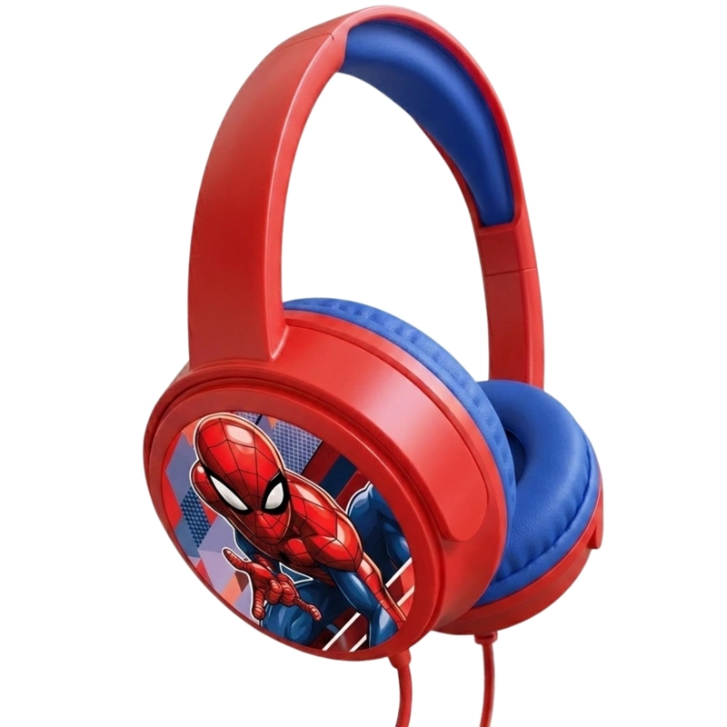AUDÍFONOS MARVEL MANOS LIBRES LFH13044-NOC SPIDERMAN KIDS CONECTOR JACK 3.5MM - 1