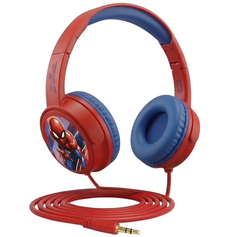 AUDÍFONOS MARVEL MANOS LIBRES LFH13044-NOC SPIDERMAN KIDS CONECTOR JACK 3.5MM - 2