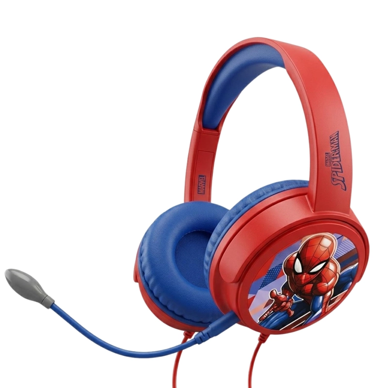 AUDÍFONOS MARVEL MANOS LIBRES LFH13044-NOC SPIDERMAN KIDS CONECTOR JACK 3.5MM - 4