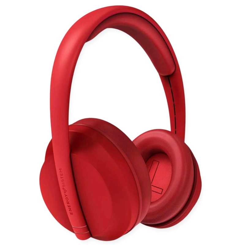 AUDÍFONOS ENERGY SISTEM HOSHI ECO LINE AUTONOMÍA 23H + ASSISTANT BLUETOOTH ROJO - 3