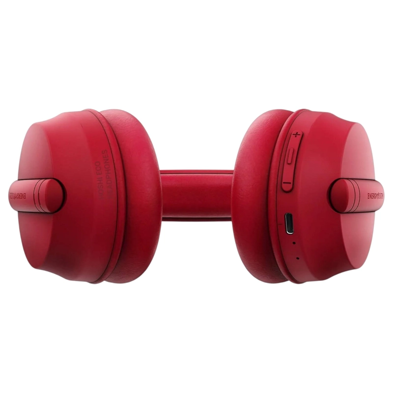 AUDÍFONOS ENERGY SISTEM HOSHI ECO LINE AUTONOMÍA 23H + ASSISTANT BLUETOOTH ROJO - 4