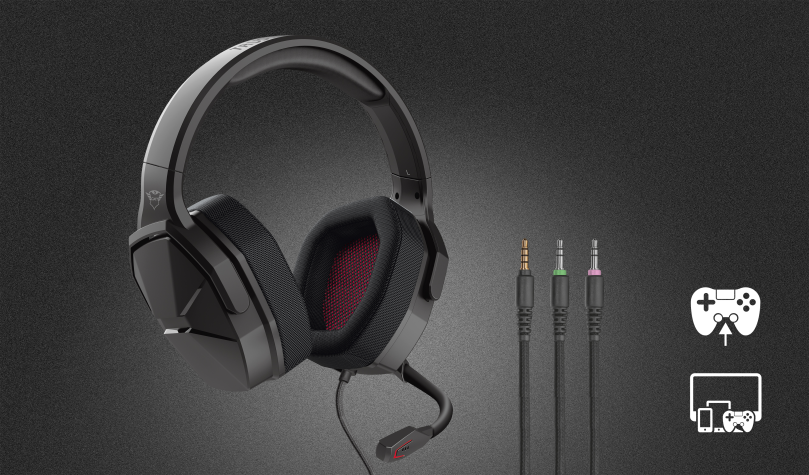 AUDÍFONOS GAMER TRUST HEADSET GXT4371 WARD MULTIPLATAFORMA - 7