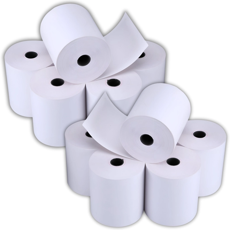 PACK X 10 ROLLOS TÉRMICO OEM 80X80MM PREMIUM QUALITY 59G - 9