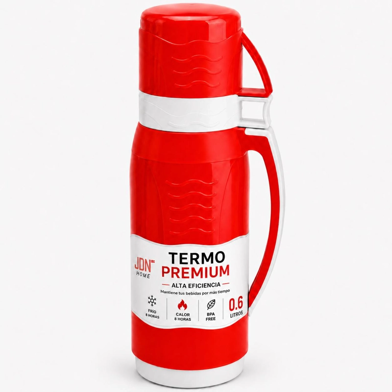 TERMO JDN 600ML PARA AGUA FRIA Y CALIENTE / CONSERVA 8 HORAS - 2