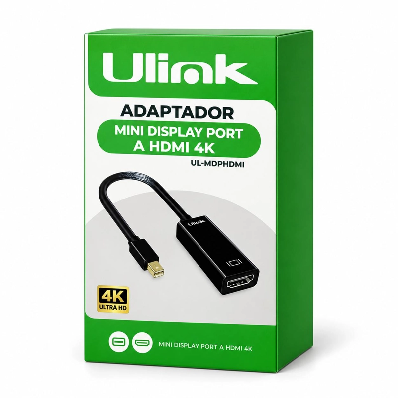 CABLE ALÁMBRICO MANHATTAN MINI DISPLAY PORT A HDMI PROFESIONAL 322461 - 6
