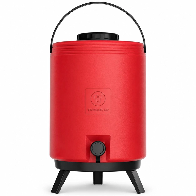 MAXI TERMO DE 15 LITROS TERMOLAR DE ALTA EFICIENCIA - ROJO - 2