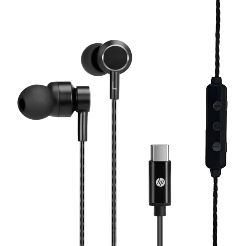 AUDÍFONOS HP MANOS LIBRES DHH-1127 PRO NEGRO CONECTOR USB TIPO C - 5