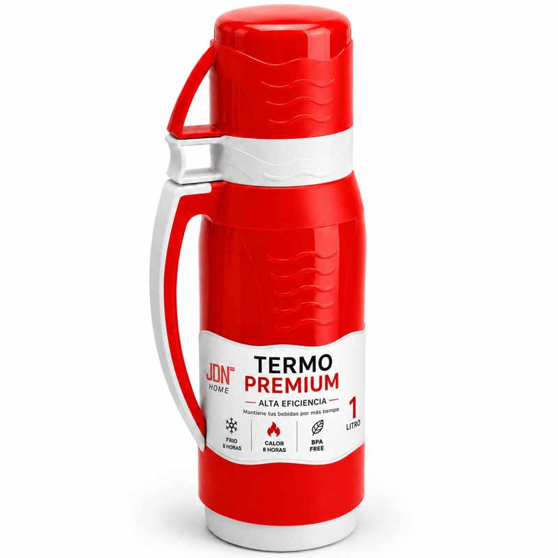 TERMO JDN 1 LT PARA AGUA FRIA Y CALIENTE / CONSERVA 8 HORAS - 5