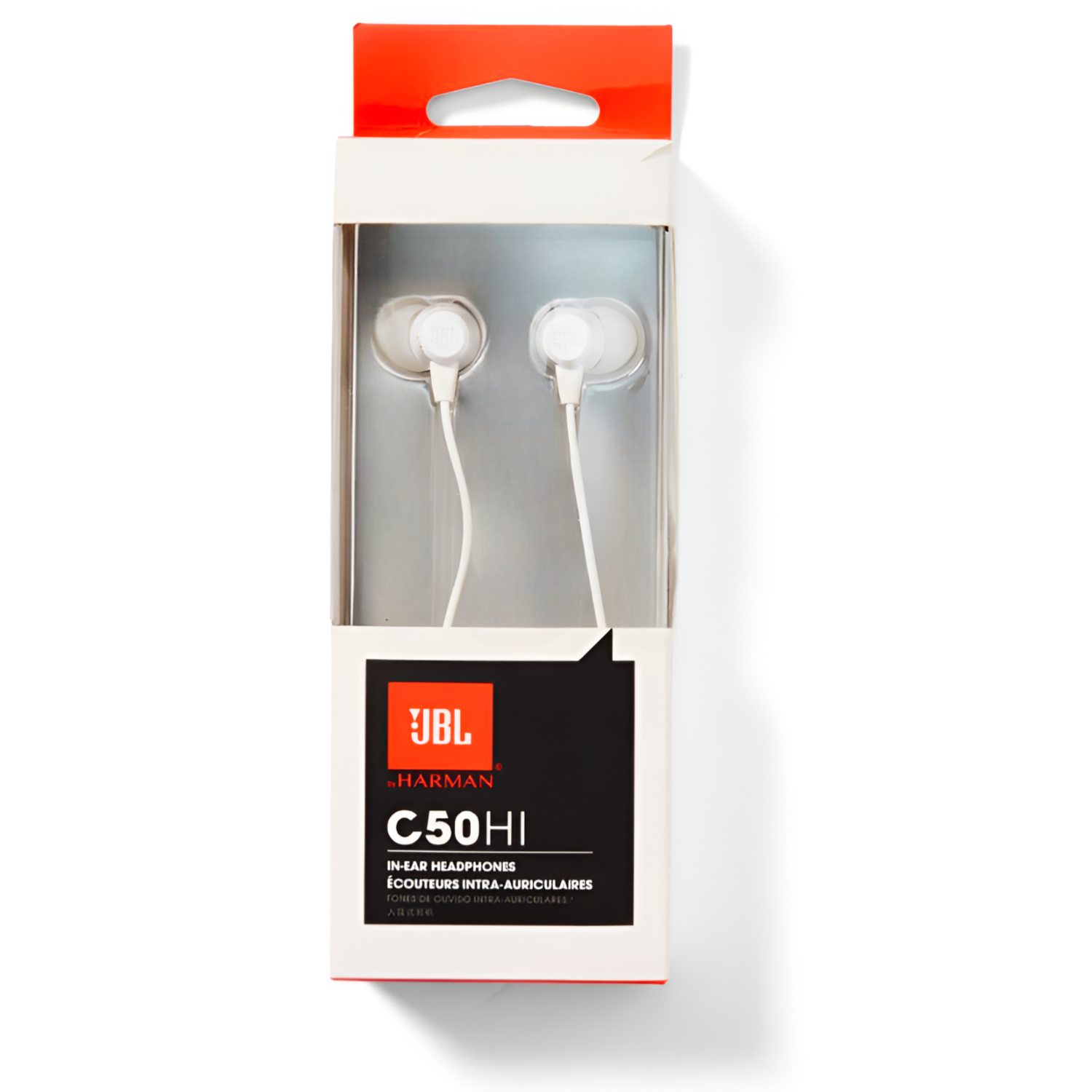AUDÍFONOS JBL IN EAR MANOS LIBRES C50HI HARMAN BASS BLANCO - 2