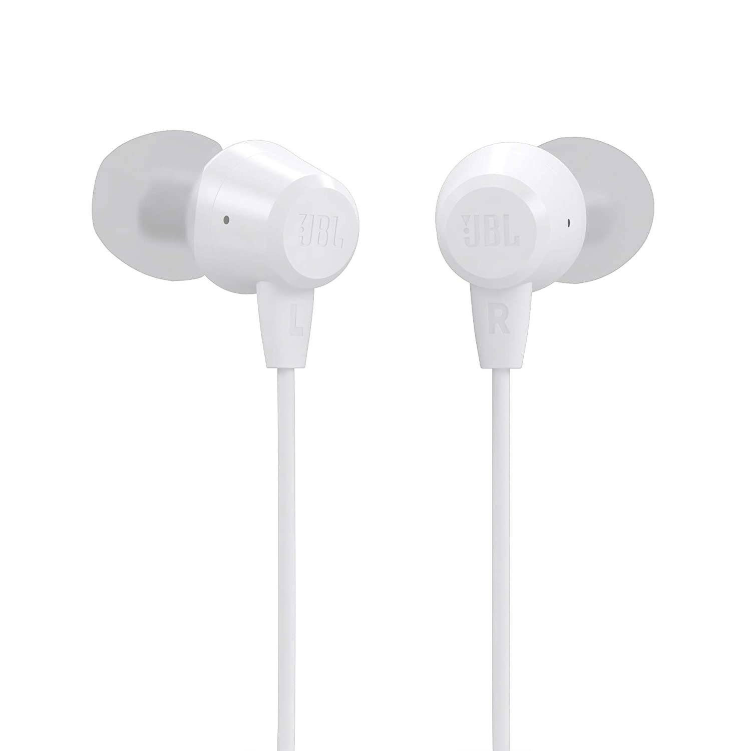 AUDÍFONOS JBL IN EAR MANOS LIBRES C50HI HARMAN BASS BLANCO - 3