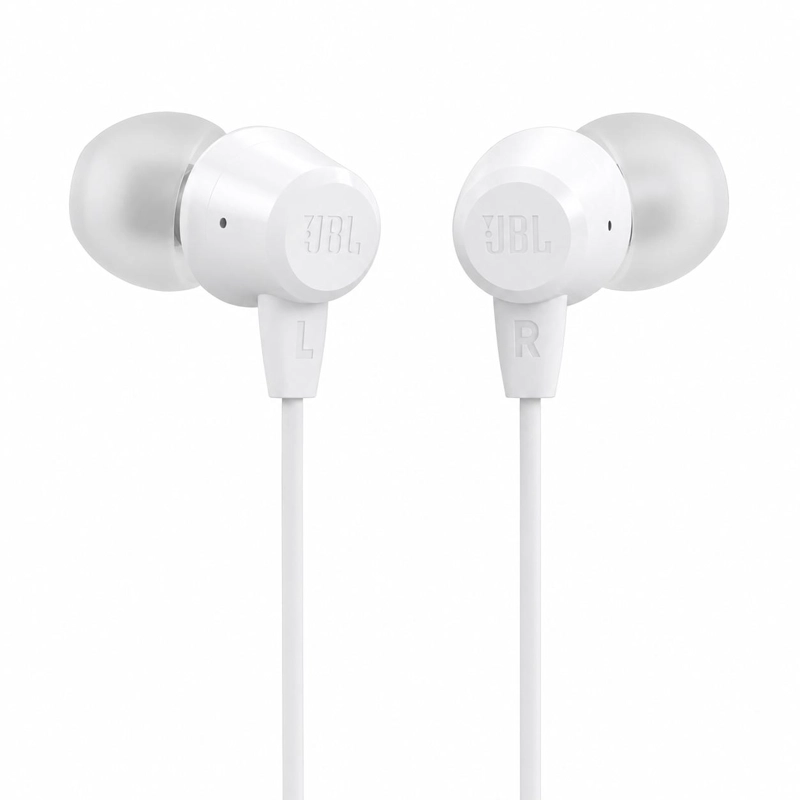 AUDÍFONOS JBL IN EAR MANOS LIBRES C50HI HARMAN BASS BLANCO - 4