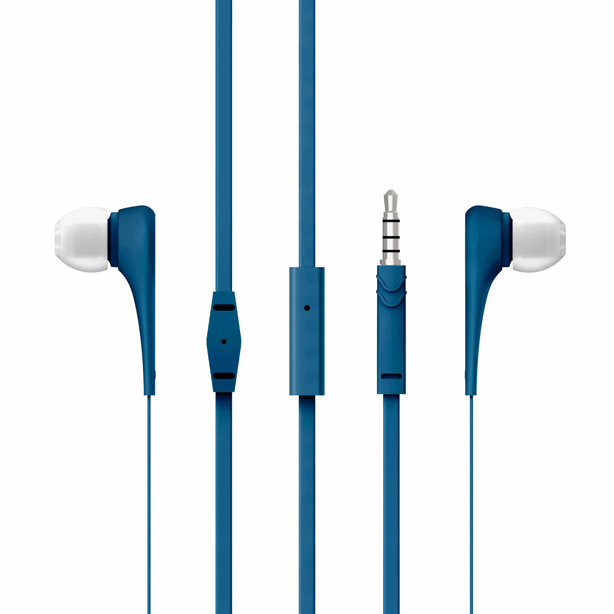 AUDÍFONOS ENERGY SISTEM 445981 EARPHONES STYLE 1+ AZUL MARINO MICRÓFONO - 4