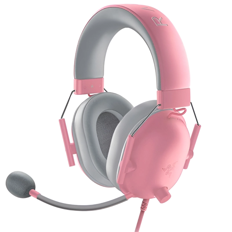 AUDÍFONOS RAZER RZ04-03240800-R3U1 BLACKSHARK V2 X QUARTZ MULTIPLATAFORMA ROSA - 1