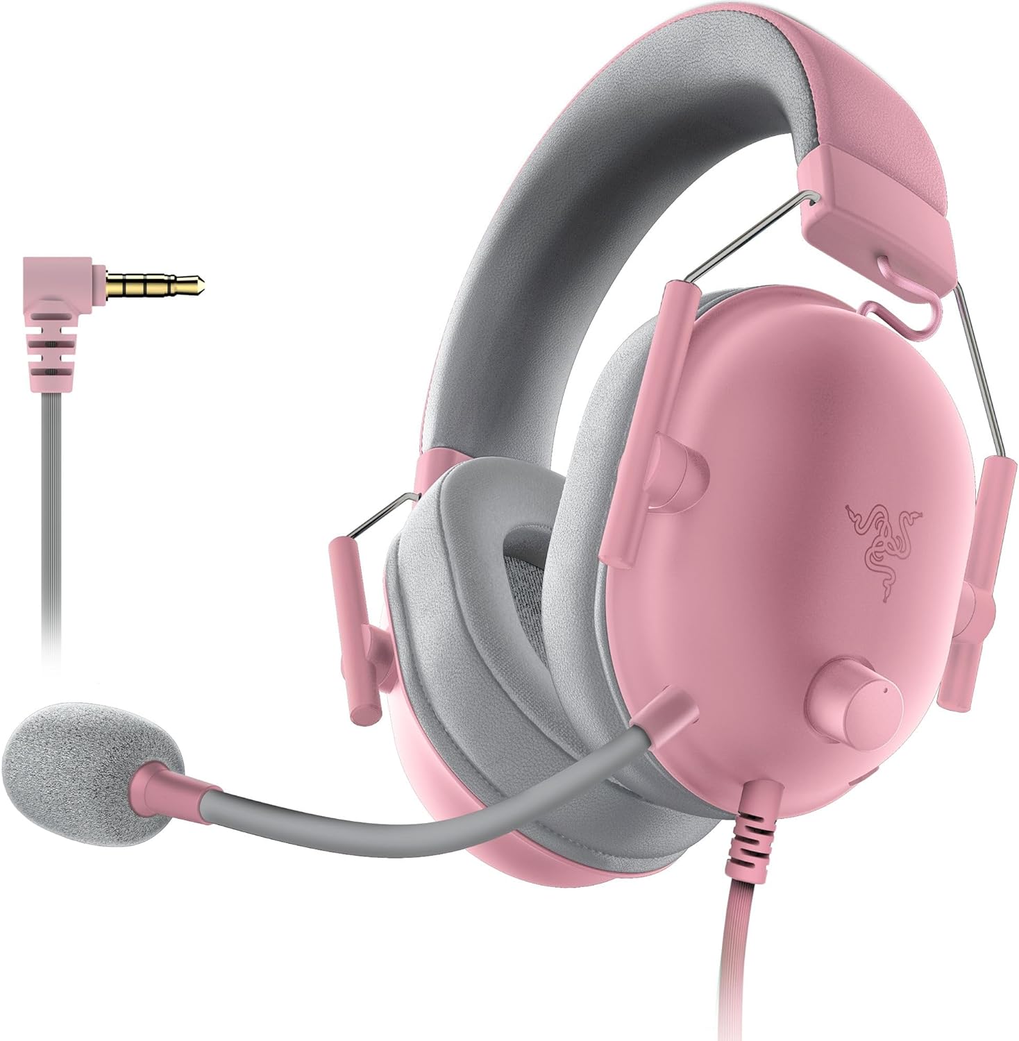AUDÍFONOS RAZER RZ04-03240800-R3U1 BLACKSHARK V2 X QUARTZ MULTIPLATAFORMA ROSA - 3