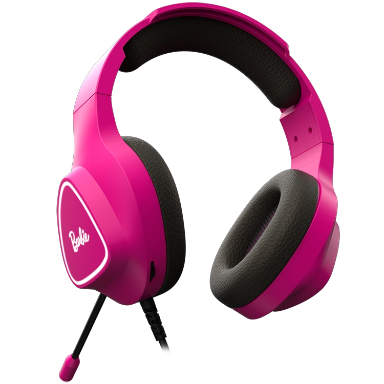AUDÍFONOS GAMER KROM HEADSET KHALI BARBIE MULTIPLATAFORMA ROSADO - 3