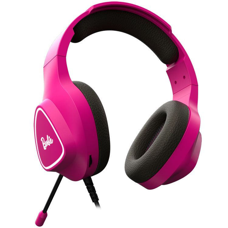 AUDÍFONOS GAMER KROM HEADSET KHALI BARBIE MULTIPLATAFORMA ROSADO - 3