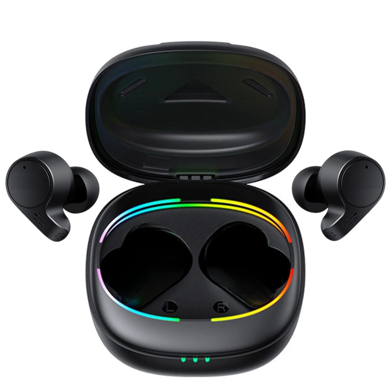 AUDÍFONOS GTC TRUE WIRELESS HSG-185 EARBUDS WATERPROOF RGB BLUETOOTH - 1