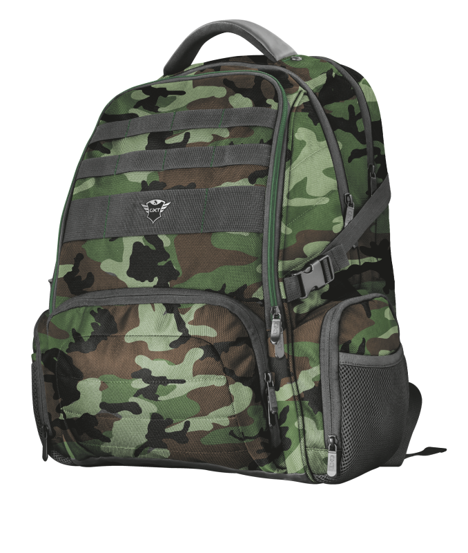 MOCHILA GAMER TRUST GXT 1250C XL KAMO MILITARY REFORZADA 23868 - 4