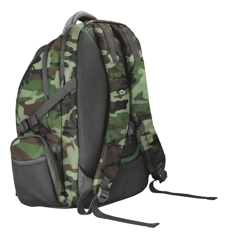 MOCHILA GAMER TRUST GXT 1250C XL KAMO MILITARY REFORZADA 23868 - 5