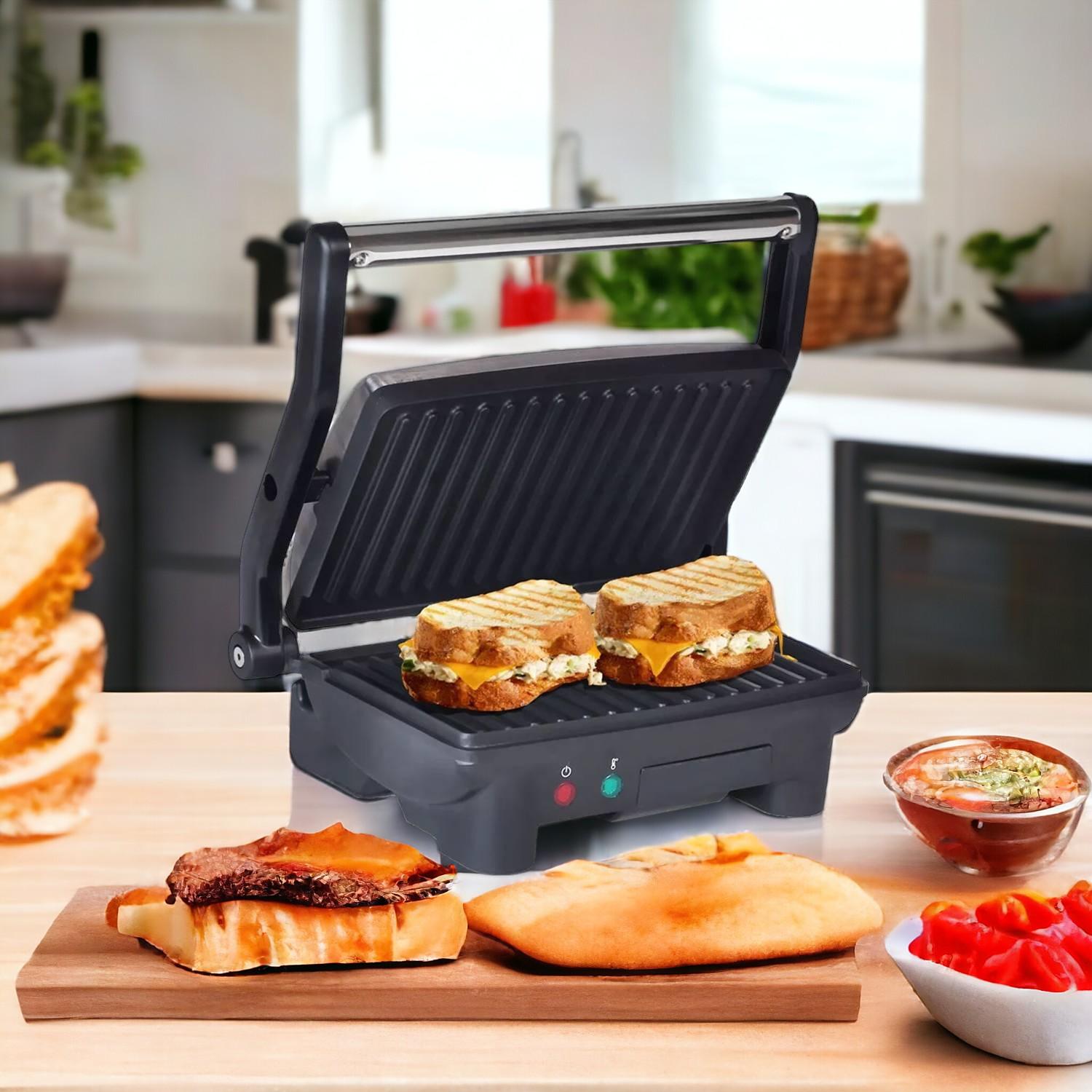 PANINI BLACK + DECKER 900W PLACAS ANTIADHERENTES GR2976-CL - 5