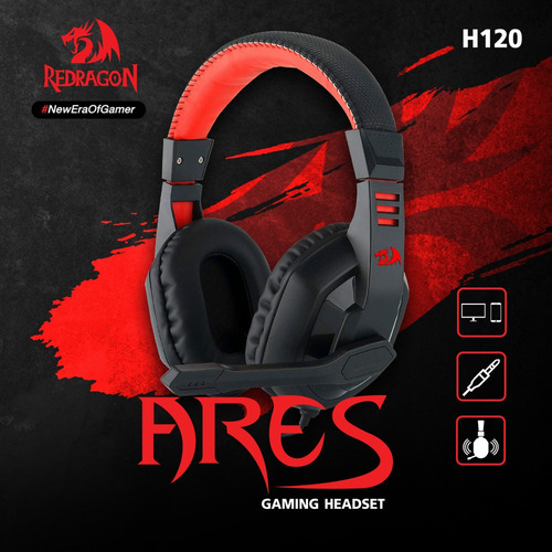 AUDÍFONOS GAMER REDRAGON H120 ARES EDITION MULTIPLATAFORMA - 8