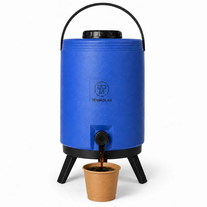 MAXI TERMO DE 15 LITROS TERMOLAR DE ALTA EFICIENCIA - AZUL - 1