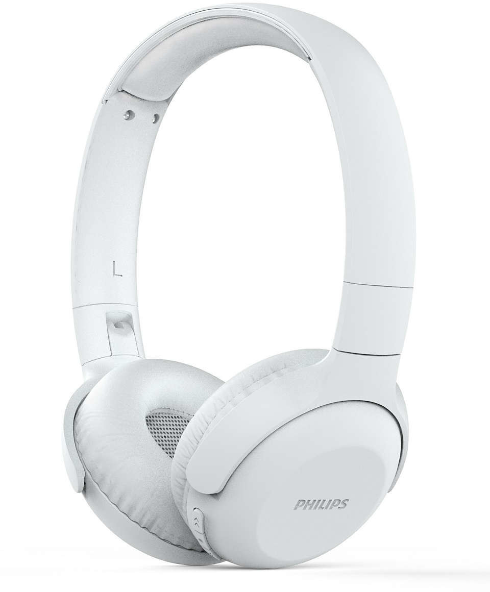 AUDÍFONOS PHILIPS TAUH202WT PLEGABLE 15H AUTONOMÍA BLUETOOTH - 1