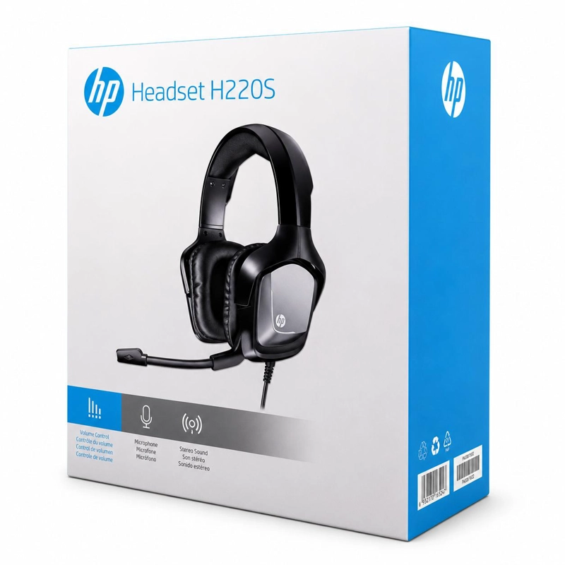 AUDÍFONOS HP H220S MULTIPLATAFORMA GRAFITO CONECTOR JACK 3.5MM - 8