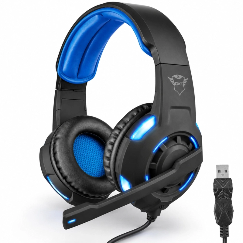 AUDÍFONOS TRUST GXT 350 USB RADIUS SONIDO ENVOLVENTE 7.1 LED - 3