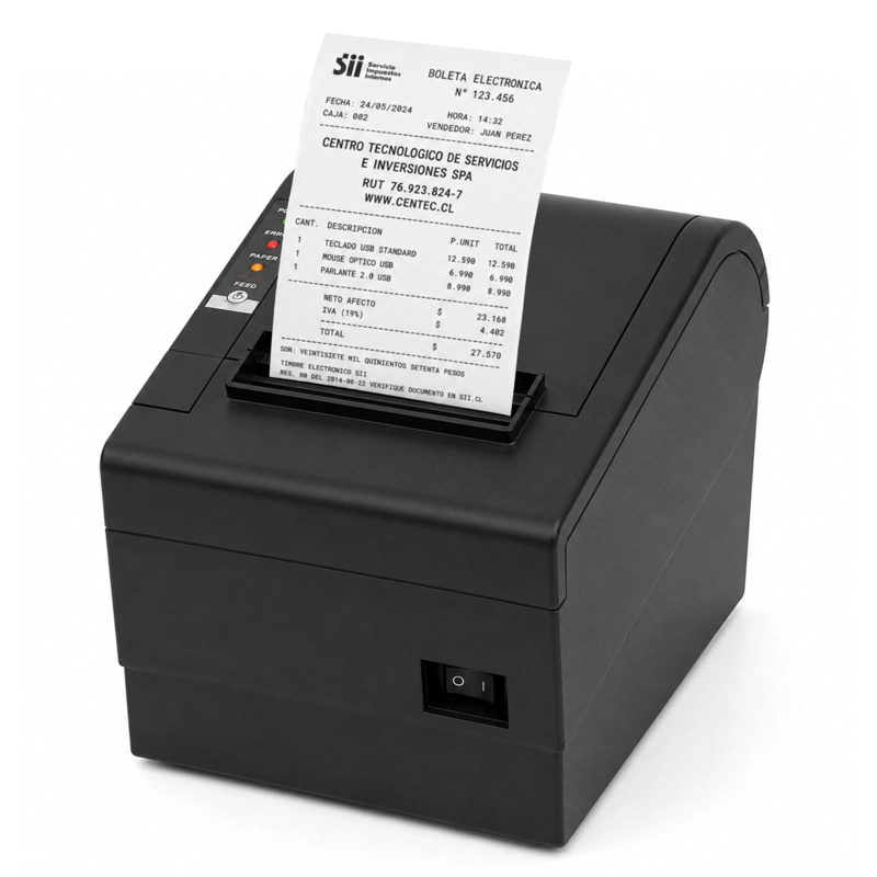 IMPRESORA UTEK UT-PRT8080 TÉRMICA PROFESIONAL 80MM USB LAN - 2