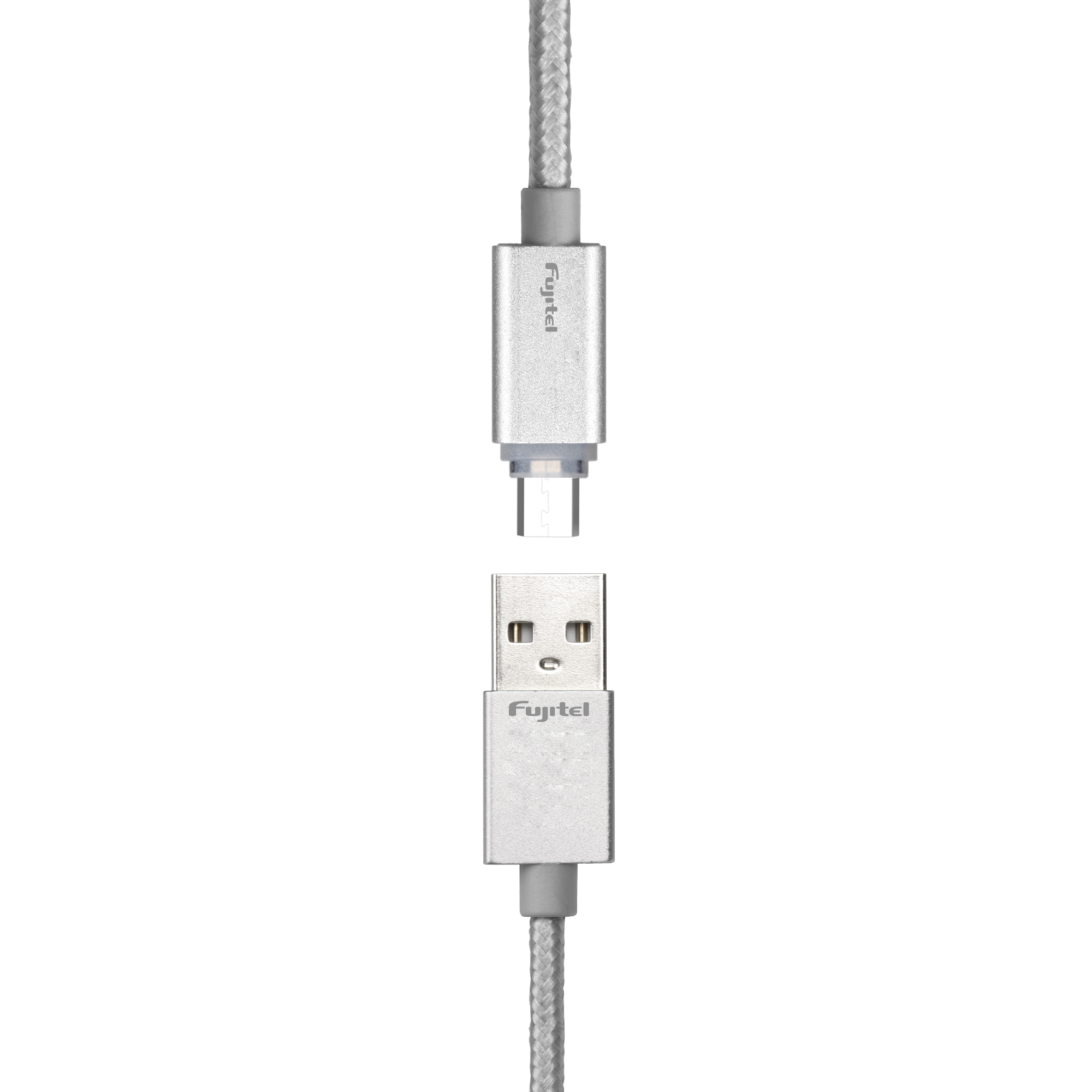 CABLE DE DATOS FUJITEL MICRO USB CON LED INDICADORA DE CARGA - 2