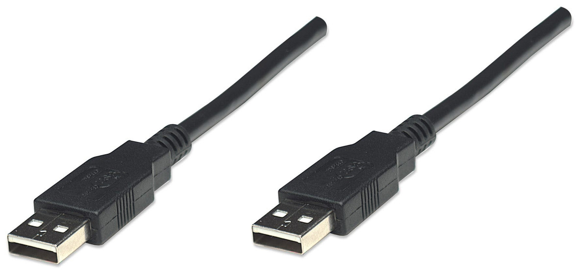 CABLE DE DATOS USB A USB MACHO - MACHO 1.8M MANHATTAN 306089 - 5
