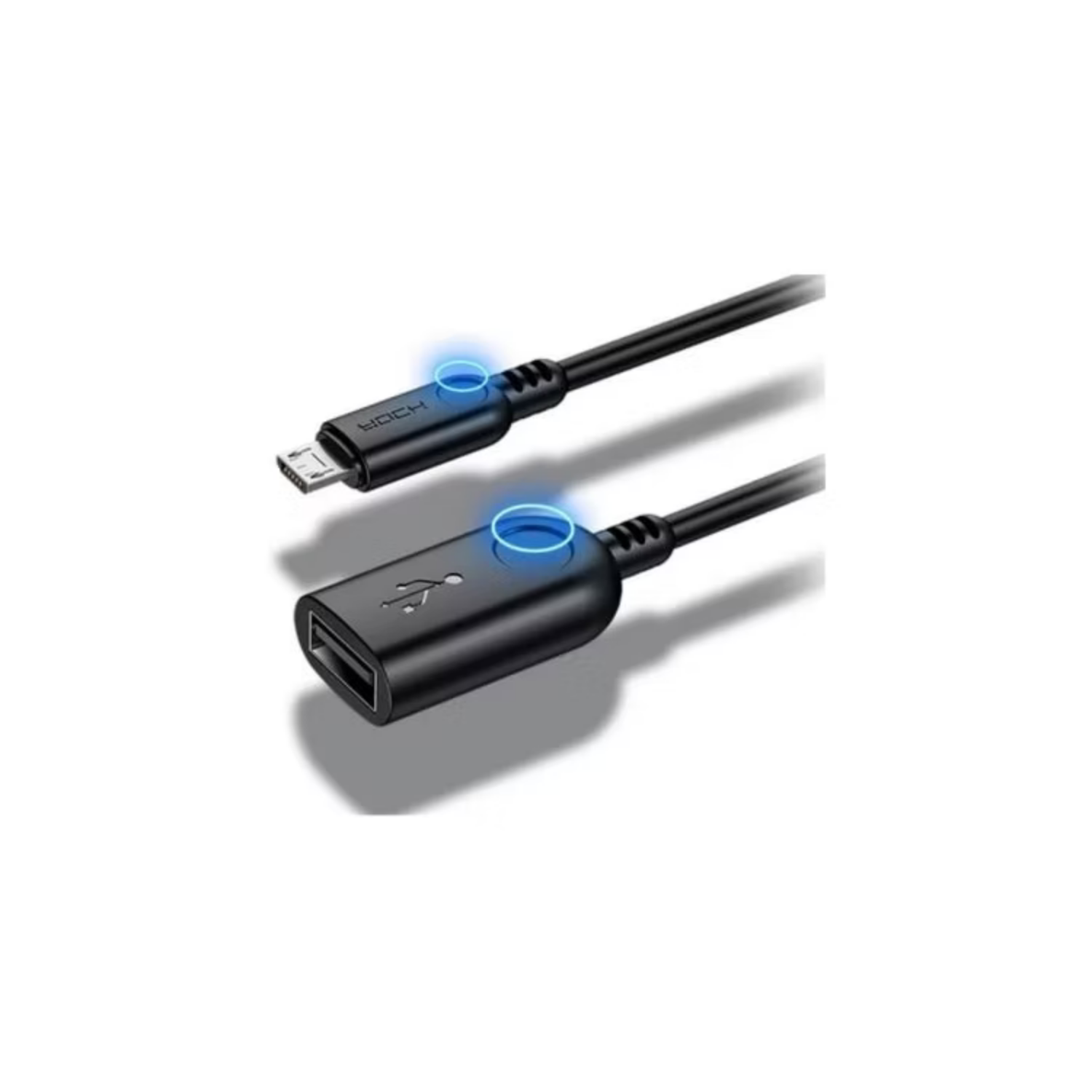 CABLE DE DATOS OTG MICRO USB A USB HEMBRA 2.0 ROCK RCB0604 - 1