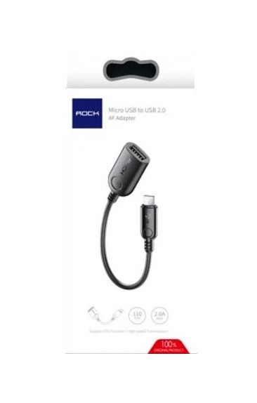 CABLE DE DATOS OTG MICRO USB A USB HEMBRA 2.0 ROCK RCB0604 - 5