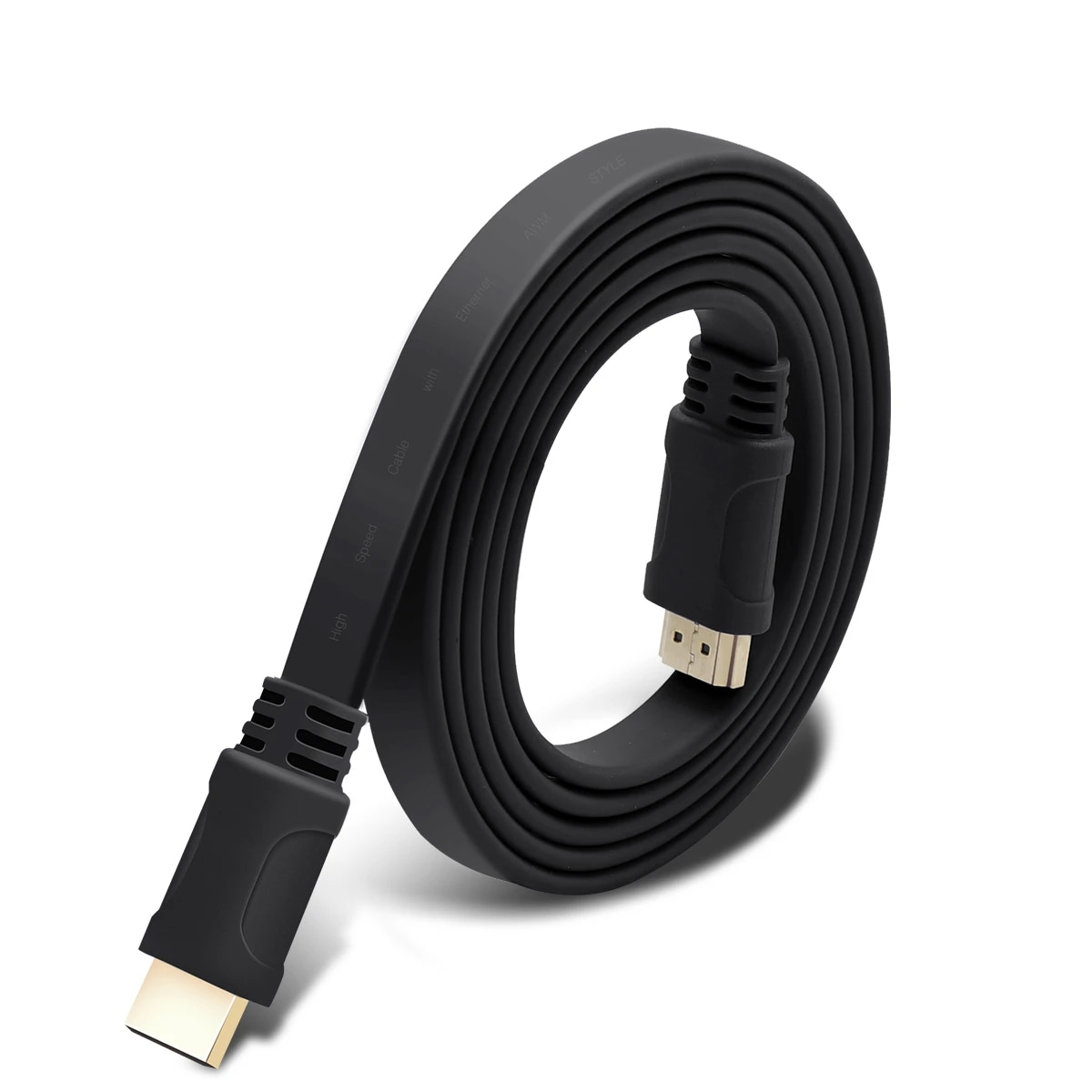 CABLE ALÁMBRICO DBLUE HDMI PLANO 3 METROS CON COMPATIBILIDAD 4K/FHD FT30 - 1