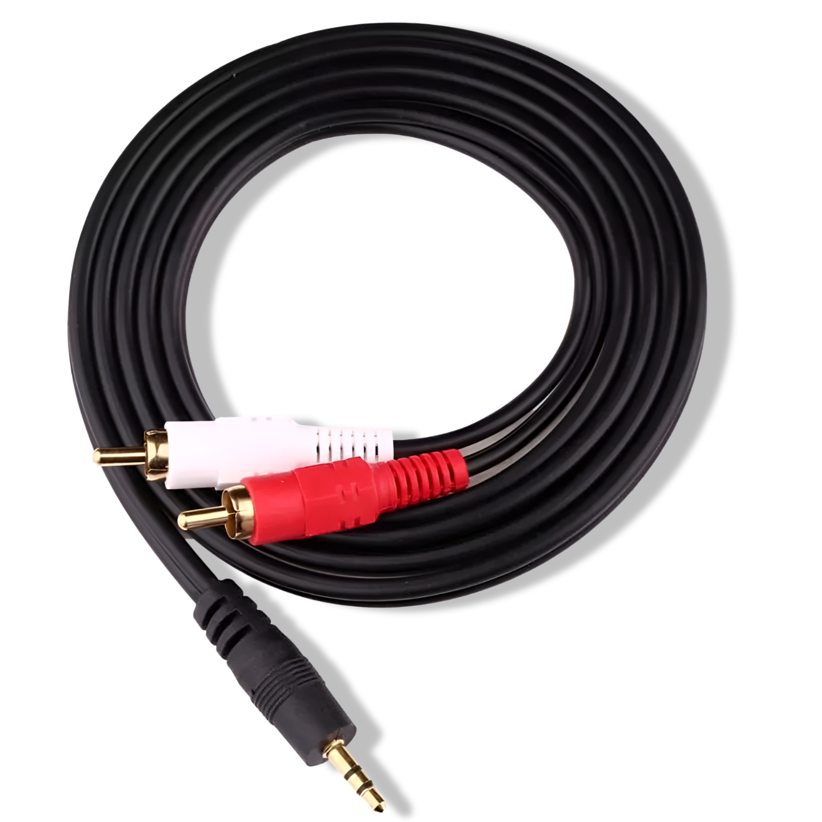 CABLE DE AUDIO (2X1) JACK 3.5MM A RCA 3 MT ULINK DELUXE LINE - 5